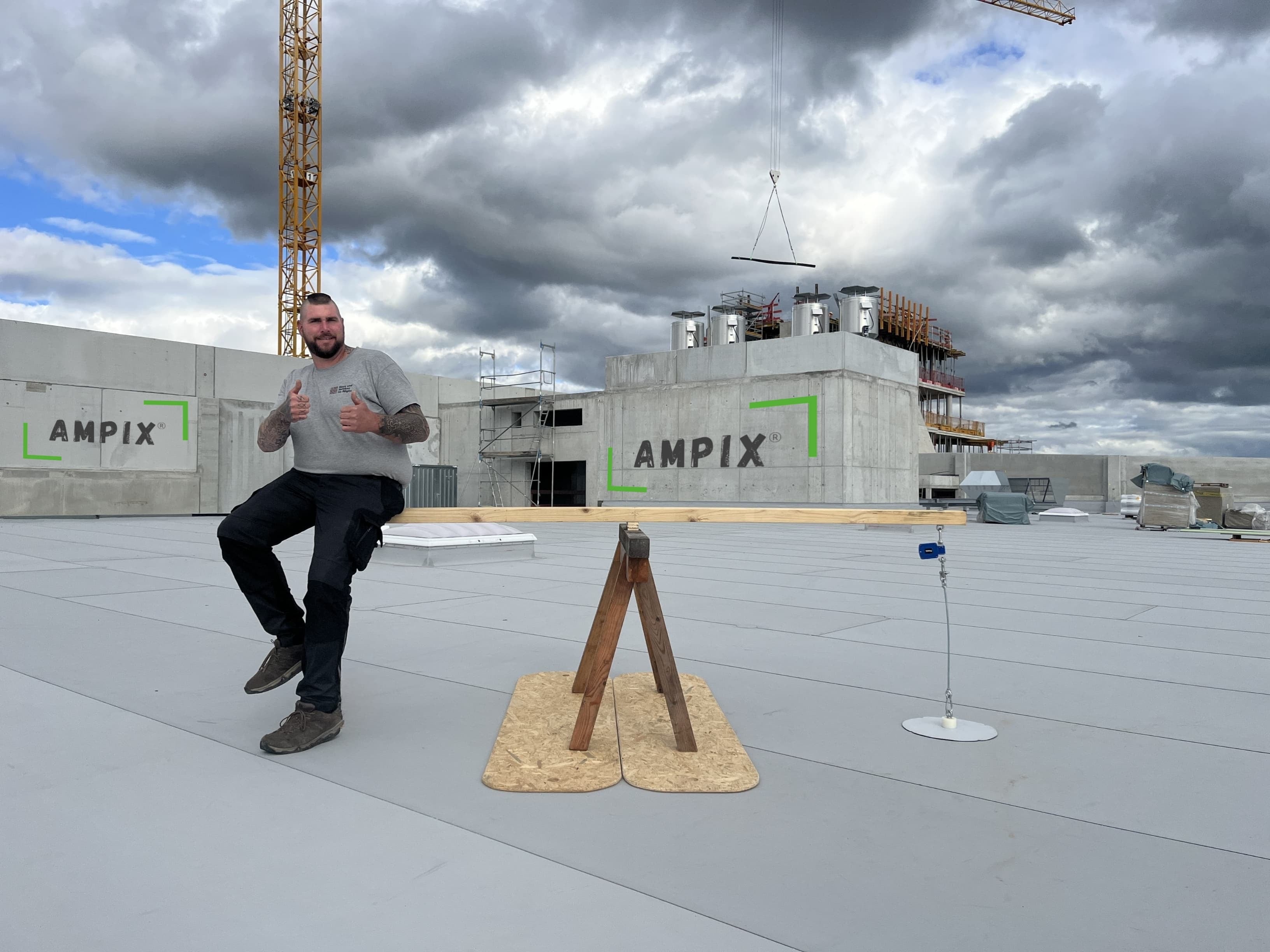 AMPIX® FPO/TPO - Montagehalter für das Flachdach (20 Stück / Karton)